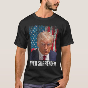 Camiseta Trump Mug Shot - Donald Trump Mug Shot - Nunca Sur