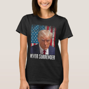 Camiseta Trump Mug Shot - Donald Trump Mug Shot - Nunca Sur