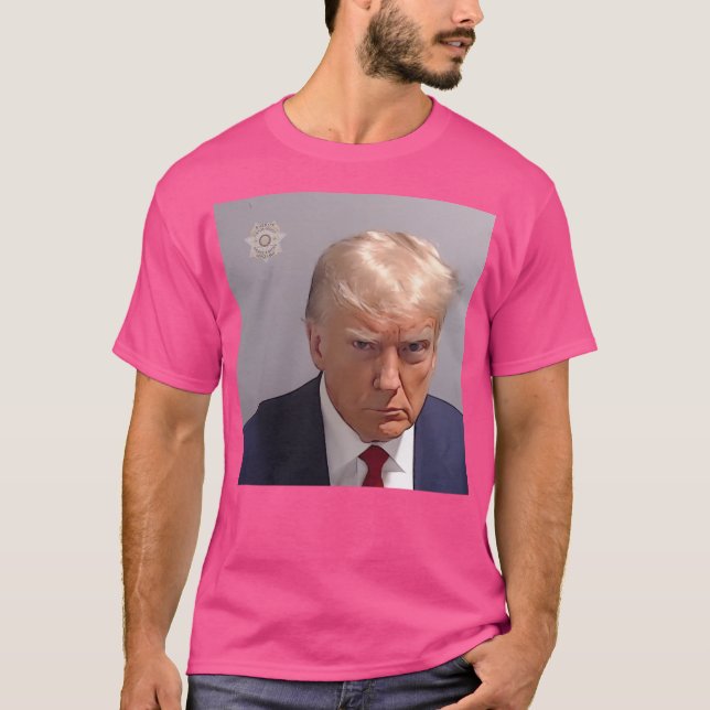 Camiseta Trump Mugshot (Frente)