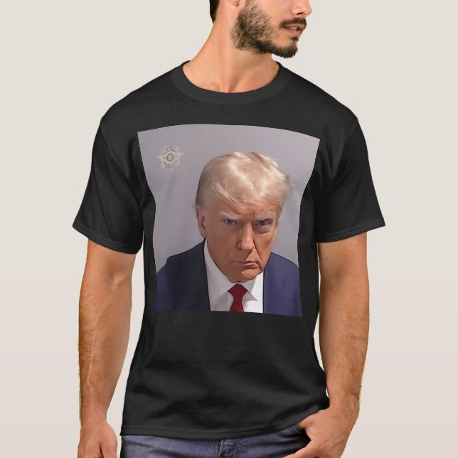 Camiseta Trump Mugshot (Frente)