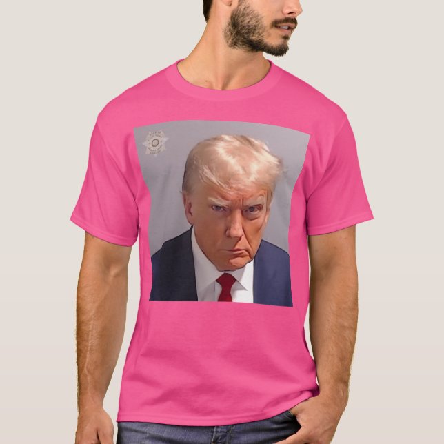Camiseta Trump Mugshot (Frente)