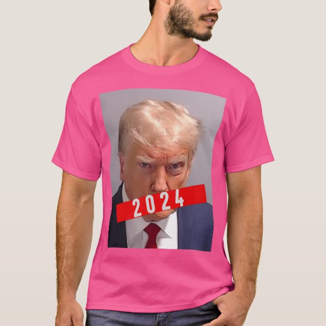 Camiseta Trump Mugshot 2024 (Frente)