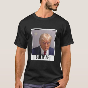 Camiseta Trump Mugshot Guilherme AF Presidente Trump Mug Sh