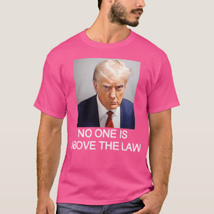 Camiseta Trump Mugshot Ninguém Está Acima Da Lei