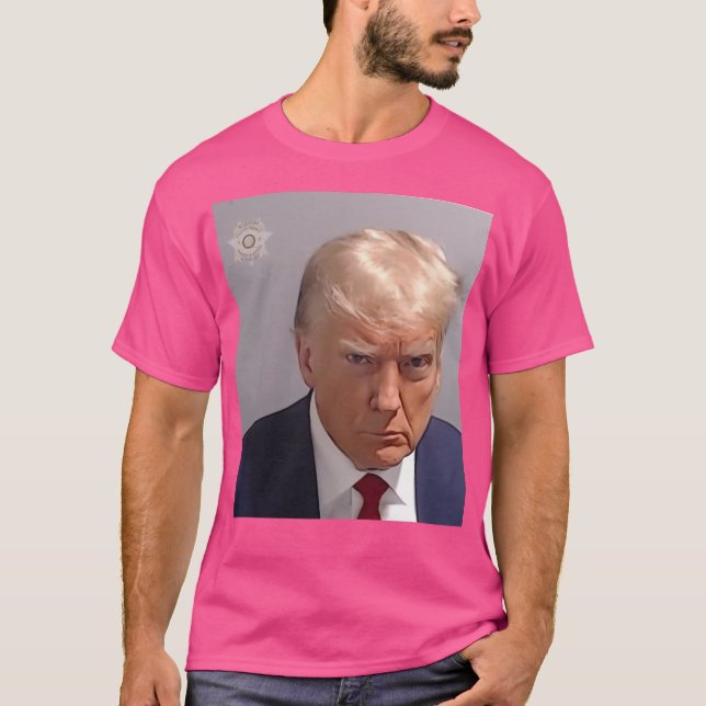 Camiseta Trump Mugshot Shirt (Frente)