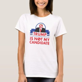 Camiseta Trump Não é o melhor lugar para as mulheres candid