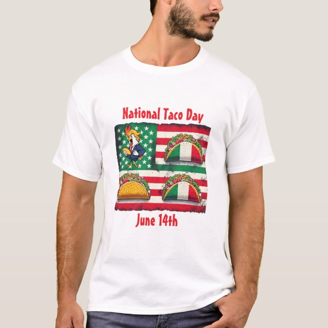 Camiseta Trump National Taco Day (Frente)