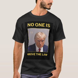 Camiseta Trump Ninguém Está Acima Da Lei - Trump Mugshot Sh