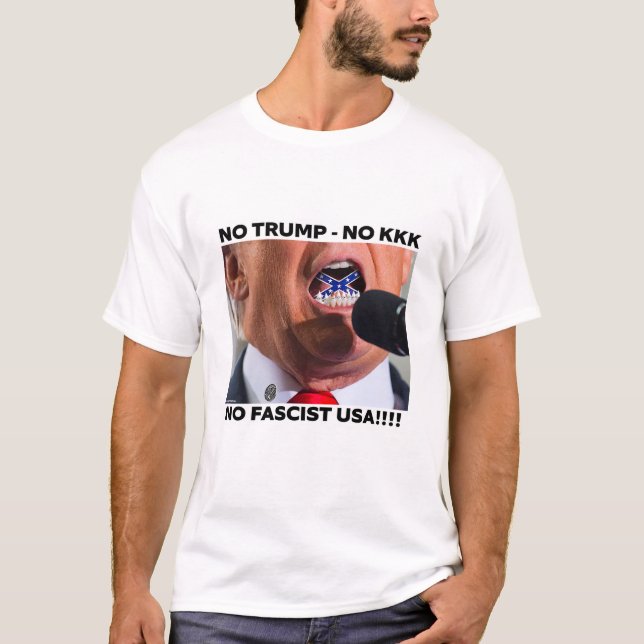 CAMISETA TRUMP "NO FASCIST USA" SHIRT (Frente)