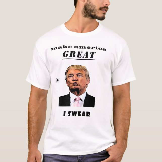 Camiseta trump O inevitável presidente (Frente)