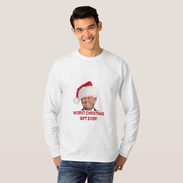Camiseta Trump, o pior presente de Natal de sempre! (Frente Completa)