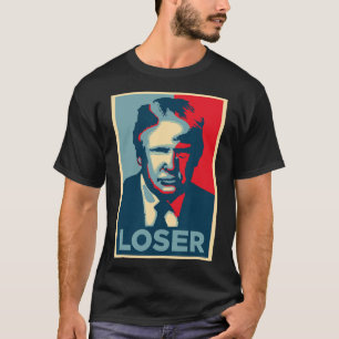 Camiseta Trump Obama Hope Poster Loser