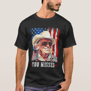 Camiseta Trump Ocidental Cowboy Você Perdeu Trump 2025 Amér