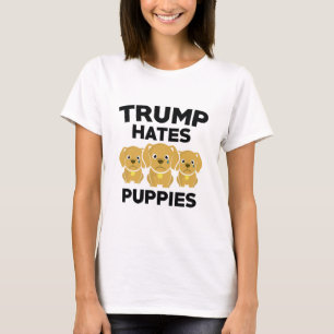 Camiseta Trump Odeia Puppies
