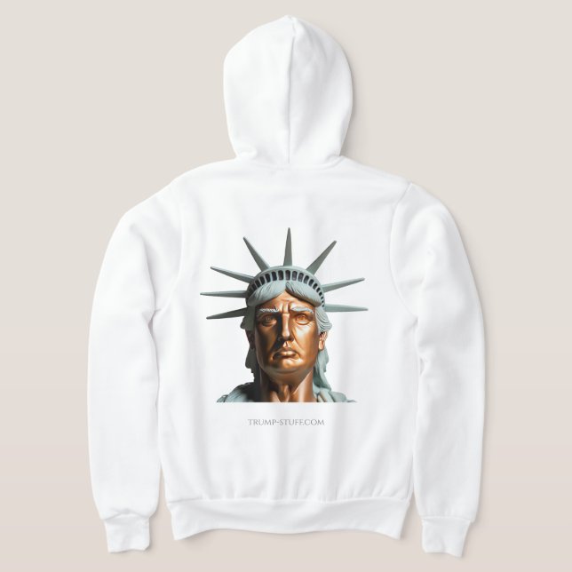 Camiseta Trump of Liberty v1. (Postura das costas)