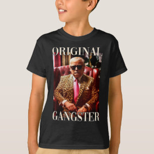 Camiseta Trump Original Gangster Funny Donald Trump 2024