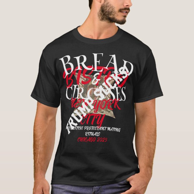 Camiseta Trump PÃO CIRCOS BISTRO NOVA YORK (Frente)