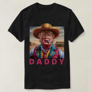 Camiseta Trump Papai Vaqueiro Engraçado