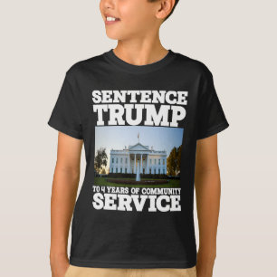 Camiseta Trump Para 4 Anos de Serviço Comunitário Casa Bran
