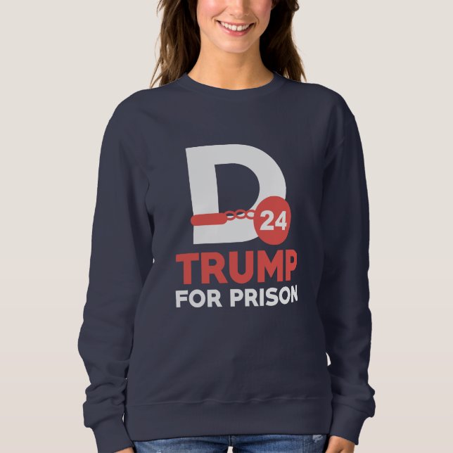 Camiseta Trump Para A Prisão 2024 (Frente)