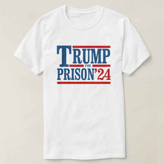 Camiseta Trump para a Prisão 24 (Frente do Design)