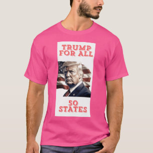 Camiseta Trump Para Todos Os 50 Estados