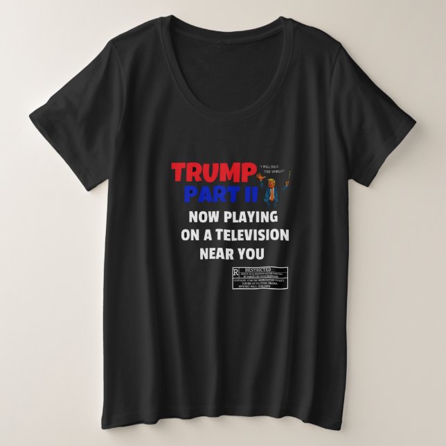 CAMISETA TRUMP PARTE II JOGANDO... (Frente do Design)