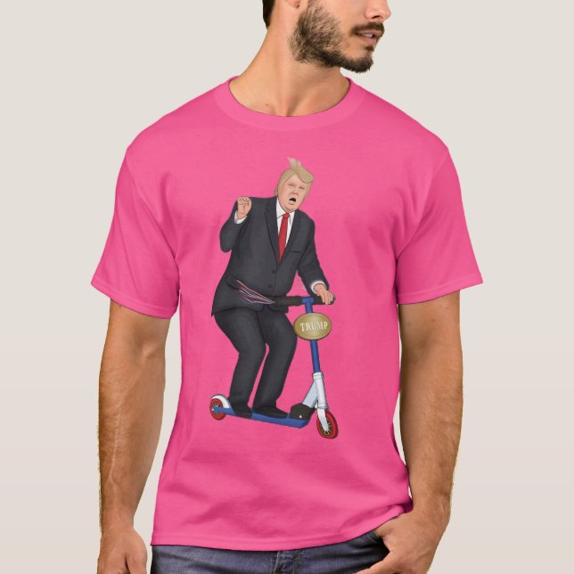 Camiseta Trump - Patinete Long (Frente)