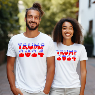 Camiseta Trump Patriótico Retro Vintage 2024