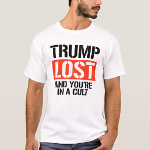 Camiseta Trump Perdeu e você está em uma seita