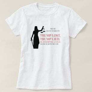 Camiseta Trump Perdeu Ninguém Morreu Acima da Lei