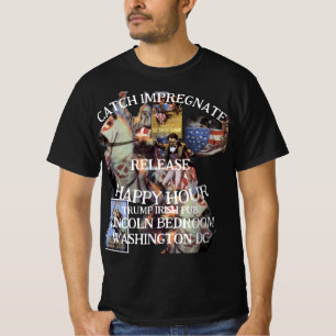Camiseta Trump Persegue Engravidar Gaiola Pub Irlandês Nasc