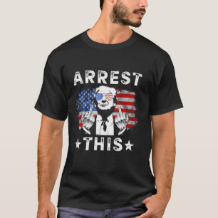 Camiseta Trump Prende Este Engraçado Trump 2024 Condenado F