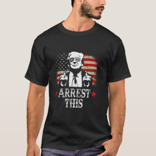 Camiseta Trump Prende Este Engraçado Trump 2024 Condenado F