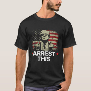 Camiseta Trump Prende Este Engraçado Trump 2024 Condenado F