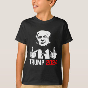 Camiseta Trump Prende Os Dedos De 2024 América Usa Flagaind
