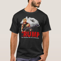 Trump Rambo América Republicana Humor Patriótico T