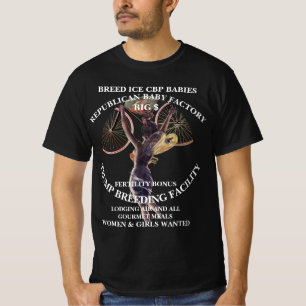 Camiseta Trump Republicano Bebê Criação Fábrica de Bebês Al