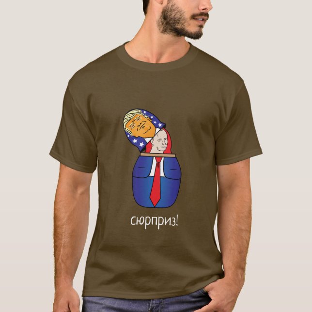 Camiseta Trump Russo Boneco (Frente)