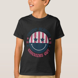 Camiseta Trump Sempre Desiste Piada Taco Americano Engraçad