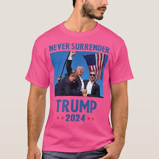 Camiseta Trump Speech Fist In The Air Pennsylvania Trump 20 (Frente)