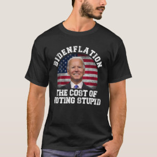 Camiseta Trump Support US Flag T Shirt