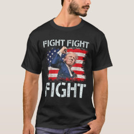 Camiseta Trump Survivor Fight Trump Shirt 2024 Que Você Per
