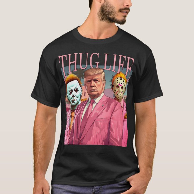 Camiseta Trump Thug Life (Frente)