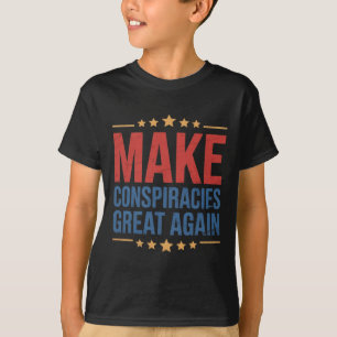 Camiseta Trump Torna As Conspirações Excelente Novamente 3