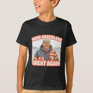 Camiseta Trump Torna O Excelente Da Groenlândia Novamente P