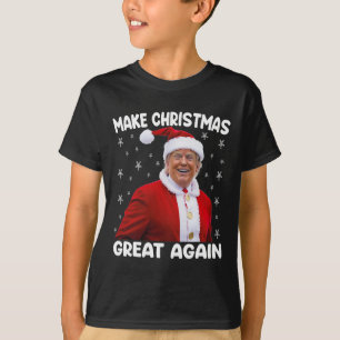 Camiseta Trump Torna o Excelente de Natal novamente Papais 