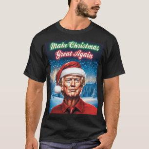 Camiseta Trump - Torne o Excelente de Natal novamente