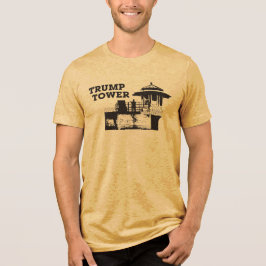Camiseta Trump Tower (Preto no Claro)