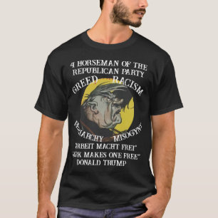 Camiseta Trump Trabalho Liberta Concentração Republicana